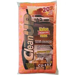 Салфетка CleanUp CU-117 микрофибра универсальная 30x30 см 20 шт. (km-9729)