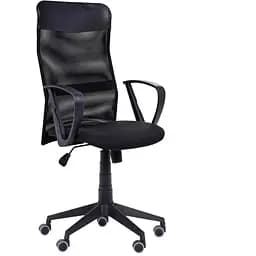 Кресло Ultra/АМФ-7 сиденье А-10/спинка Сеть красная, вставка Скаден черный