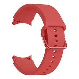 Ремінець для Samsung Galaxy Watch 4 44mm - червоний ширина кріплення 20мм силікон розмір L Watchbands Color (WB00S4GALAXYCOLOR1444) - мініатюра 2