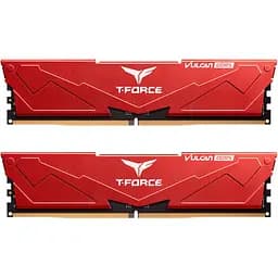Модуль пам'яті DDR5 TEAM T-Force Vulcan 2x16GB 6000 MHz Red (FLRD532G6000HC30DC01) [157804]