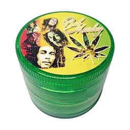 Гриндер для подрібнення тютюну HL-176 Bob Marley Green (10852)