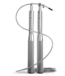 Скакалка скоростная на подшипниках алюминиевая PowerPlay 4207 Elite Jump Rope Серебряная 3 м (PP_4207_Silver)