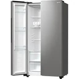 Холодильник Gorenje SBS 179х67х92 см 2 двері 356( 191) л А++ NF+ інв. зовн. диспл матовий сірий - мініатюра 2