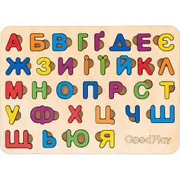 Пазл-сортер GoodPlay Абетка веселка (PS-4-005)