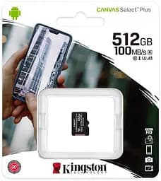 Карта пам'яті Kingston microSDXC Canvas Select Plus 512GB Class 10 UHS-I [SDCS2/512GBSP] [70329] - мініатюра 3
