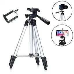 Тринога розкладна портативна XPRO 3-POD 3120 для камер, фотоапаратів і проєкторів з чохлом 35-102 см - мініатюра 4