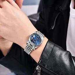 Наручний годинник чоловічий PD-1752 Silver-Blue Pagani Design acs0031164 - мініатюра 3