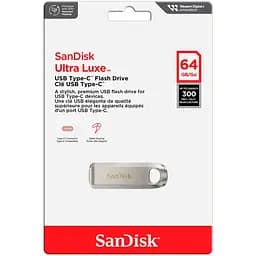 Flash SanDisk USB 3.2 Gen1 Ultra Luxe Type-C 64Gb (300Mb/s) - мініатюра 5