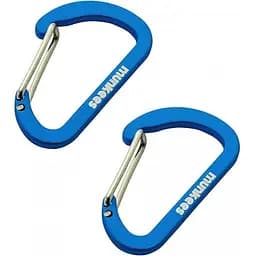 Брелок-карабін Munkees 3251 Flat Wiregate 4х40 мм пара Dark Blue (1012-3251-DB)