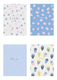 Комплект 4 шт загальних зошитів. Зошит Школярик А5 80 арк. у лінію 5212 4823088224818