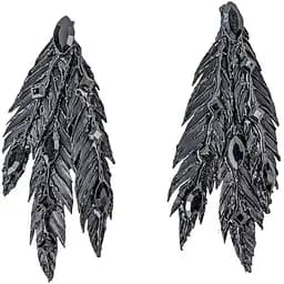 Сережки Фенікс Cristal