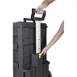 Ящик Stanley Modular Rolling Workshop пластиковий на колесах 86.6x48.8x34.8 см (1-79-206) - мініатюра 5