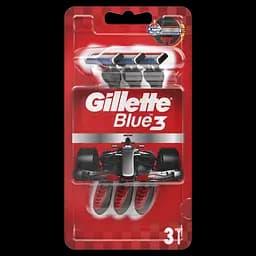 Одноразові станки для гоління Gillette Blue 3 Nitro 3 шт.