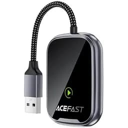 Адаптер Acefast QC1 car wireless CarPlay Gray