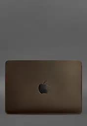 Шкіряний чохол BlankNote для MacBook 14 дюйм Темно-коричневий Crazy Horse - мініатюра 3