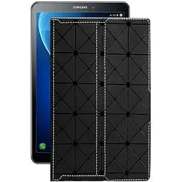 Чехол StatusCASE из экокожи для планшета Samsung Galaxy Tab A6 (T580) Черный ромб