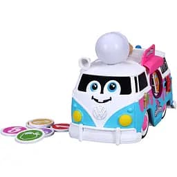 Автомодель Bb Junior Magic Ice Cream Bus VW Samba Bus со световыми и звуковыми эффектами (16-88610)