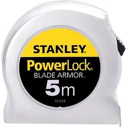 Рулетка Stanley Powerlock Blade Armor сталева стрічка 5 м x 25 мм (1-33-514)