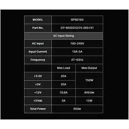 Блок живлення Corsair RM850x Shift 850W [CP-9020252] [126900] - мініатюра 8