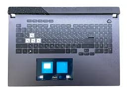 Топкейс ноутбука / верхня панель та клавіатура для ноутбука Asus ROG Strix G17 G713RC, G713RE (90NR08D4-R31UA0) Оригінал від Asus, Верхня панель клавіатури