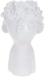 Декоративное кашпо Мальчик в Цветах полистоун BonaDi 13х11х19 см dec0008997