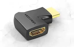 Перехідник Vention HDMI 90 Degree Male to Female Vertical Black (AIPB0-2) 2 штуки - мініатюра 4