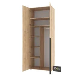 Шафа для одягу комбінована Idea Д-128 Дуб Крафт - мініатюра 4