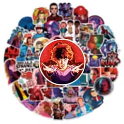 Стікерпак Дуже дивні справи Набір наклейок GeekLand Stranger Things 50 штук - мініатюра 3