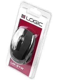 Миша LogicConcept LM-31, бездротова, 1200dpi, 3кн., USB, чорна (M-LC-LM31W-BK) - мініатюра 4