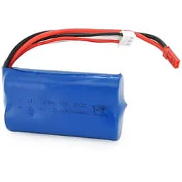 Акумулятор 18650*2/2200 7.4V 20C, 5 контактів