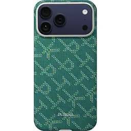 Чохол Pitaka Ultra-Slim Monogram для Apple iPhone 17 Pro Gold/Green (KI1701PTK) [157996] - мініатюра 2