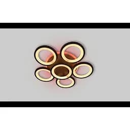 Люстра світлодіодна з пультом Linisol 5538-5-1 Color LED - мініатюра 5