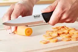 Набір ножів Essential, 3шт, нержавіюча сталь, пластик, чорний Tefal kuh0014557 - мініатюра 5