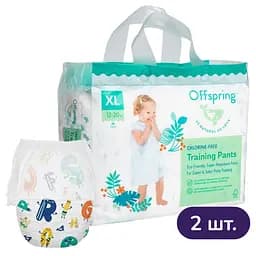 Подгузники-трусики Offspring ABC Dance размер XL 12-20 кг 60 шт. (2 уп. х 30 шт.)  