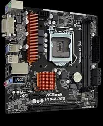 Материнська плата ASRock H110M-DGS LGA 1151v1 (H110M-DGS) Б/В - мініатюра 2