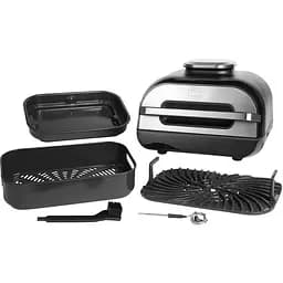 Мультипіч Ninja Health Grill & Air Fryer XL AG551EU чорно-сіра [94740] - мініатюра 4