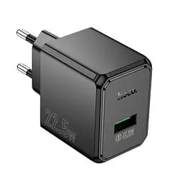 Адаптер сетевой HOCO Wish single port multi-protocol charger CS17A |1USB, 22.5W/3A|