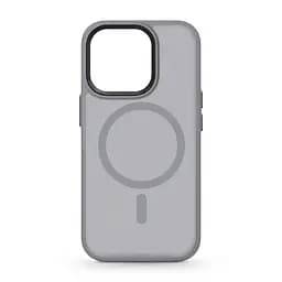 Чехол для Apple iPhone 14 Pro, Uniq MagCase, серый, противоударный, панель-накладка с MagSafe, ударопрочный TPU+PC, с магнитом MagSafe, поддержка полноценной беспроводной зарядки, ArmorStandart (ARM75282)