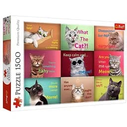 Пазл Trefl Балакучі котики колаж 1500 ел. (26212)