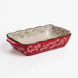 Форма для випікання Vintage 23×14×5 (см) прямокутна форма для випікання в духовці з ручками Червоний Yiwu HM05-09