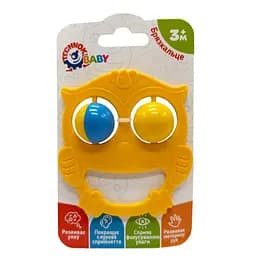 Дитяче брязкальце "Совушка" 9338TXK-10 жовтий