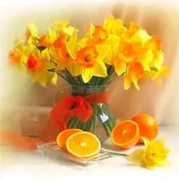 Алмазная вышивка алмазна мозаика на подрамнике Нарциси 30*30 см