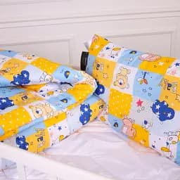 Набір антиалергенний MirSon зима Kids Time 20-0038 Cute animals 140x205 см EcoSilk: ковдра з подушкою (2200009665608)