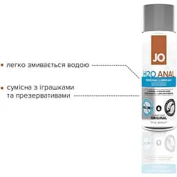 Анальна змазка System JO Anal H2O - Original (60 мл) - мініатюра 3