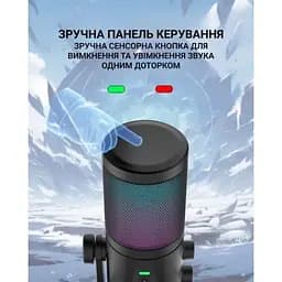 Мікрофон Fifine (AM6) USB Black (AM6) - мініатюра 10