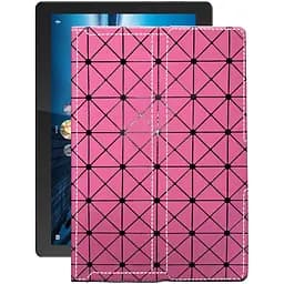 Чохол StatusCASE з екошкіри для планшету Lenovo Tab M10 X605L LTE Рожевий ромб
