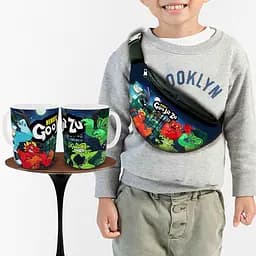 Подарочный набор :Сумка-бананка+ Кружка Герои гу-джит цу "Heroes of goo jit zu" детский (00262)