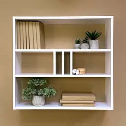 Полиця Hopanchuk Furniture Колумбус біла (83C1)