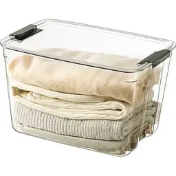 Ящик з кришкою МВМ My Home System 280х190х165 мм прозорий (FH-35 S T)