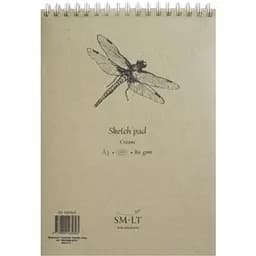 Альбом для ескізів на спіралі SM-LT Art Authentic 80г/м2 70л кремовий колір